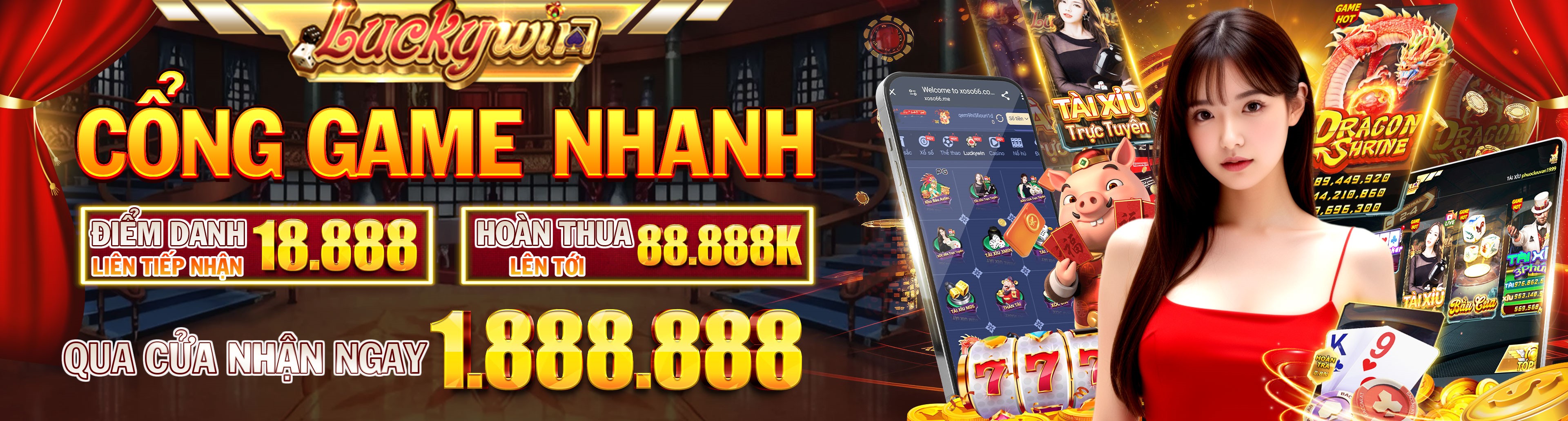 Hình ảnh quảng cáo của god55 hiển thị nền tảng và các lợi ích